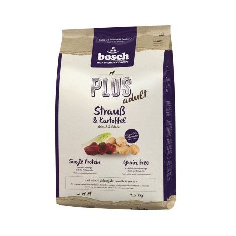Bosch Plus Adult Struś & Ziemniak 12,5kg