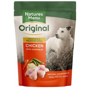 Natures Menu Pies - kurczak warzywa i ryż saszetka 300g