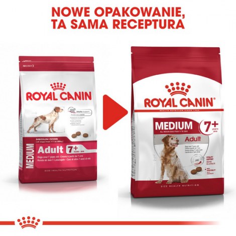 Royal Canin Medium Adult 7+ karma sucha dla psów starszych od 7 do 10 roku życia, ras średnich 15kg - 3