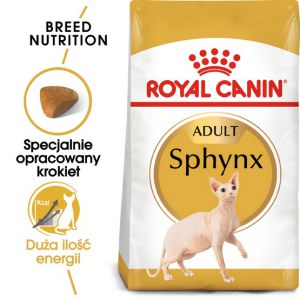 Royal Canin Sphynx Adult karma sucha dla kotów dorosłych rasy sfinks 400g