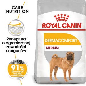 Royal Canin Medium Dermacomfort karma sucha dla psów dorosłych, ras średnich o wrażliwej skórze 3kg