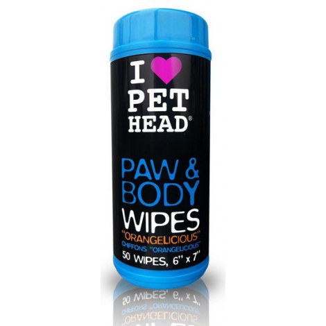 Pet Head Paw & Body Wipes chusteczki do pielęgnacji 50szt