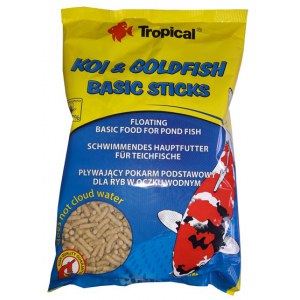 Tropical Koi & Goldfish Basic Sticks worek 90g