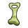 Flamingo Szarpak dla psa Green Bone zielony
