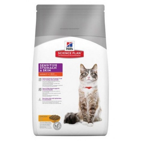 Hill's Science Plan Feline Adult Sensitive Stomach & Skin Kurczak 1,5kg - 2