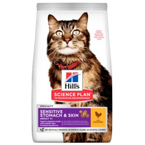 Hill's Science Plan Feline Adult Sensitive Stomach & Skin Kurczak 1,5kg