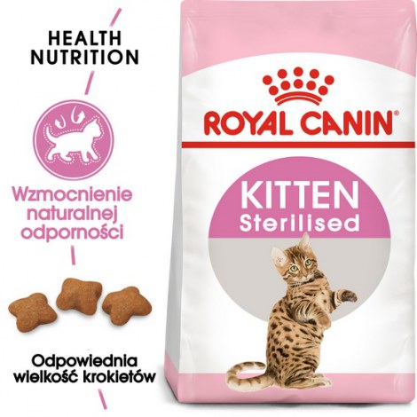 Royal Canin Kitten Sterilised karma sucha dla kociąt od 4 do 12 miesiąca życia, sterylizowanych 3,5kg