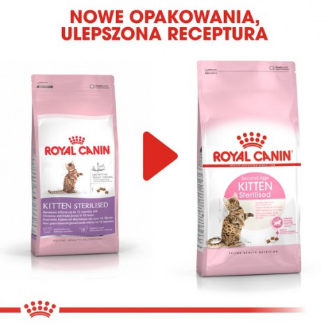 Royal Canin Kitten Sterilised karma sucha dla kociąt od 4 do 12 miesiąca życia, sterylizowanych 3,5kg - 3