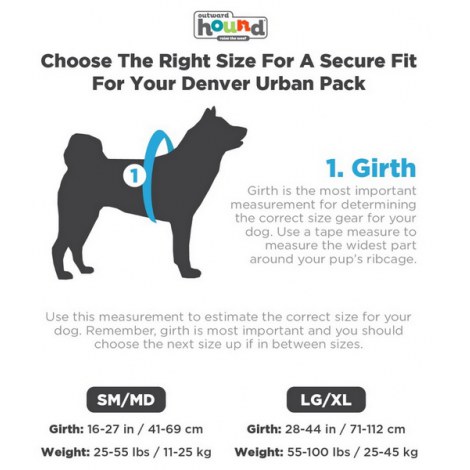 Outward Hound Denver Urban Pack plecak dla psa large/x-large [22080] - 5