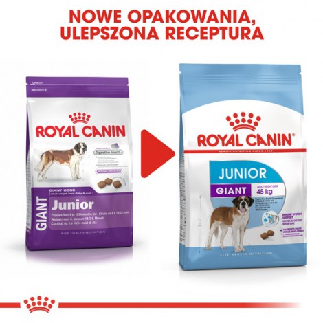 Royal Canin Giant Junior karma sucha dla szczeniąt  od 8 do 18/24 miesiąca życia, ras olbrzymich 15kg - 3