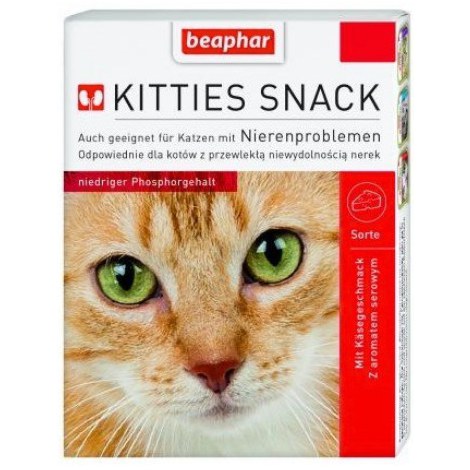 Beaphar Kitties Snack - przysmak dla kotów z wrażliwymi nerkami 75 tabl.