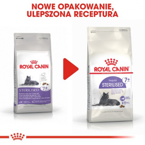 Royal Canin Sterilised 7+ karma sucha dla kotów dorosłych, od 7 do 12 roku życia, sterylizowanych 1,5kg - 3