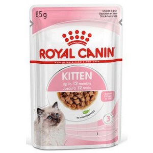 Royal Canin Kitten w sosie karma mokra dla kociąt do 12 miesiąca życia saszetka 85g