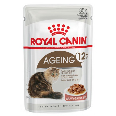 Royal Canin Ageing +12 karma mokra w sosie dla kotów dojrzałych saszetka 85g - 2