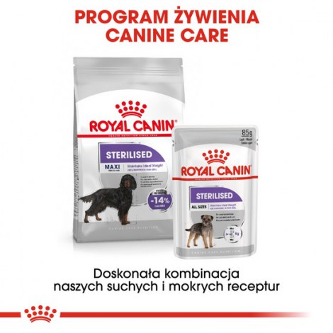 Royal Canin Maxi Sterilised karma sucha dla psów dorosłych, ras dużych, sterylizowanych 9kg - 6