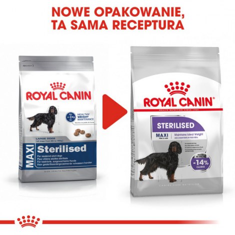 Royal Canin Maxi Sterilised karma sucha dla psów dorosłych, ras dużych, sterylizowanych 9kg - 3