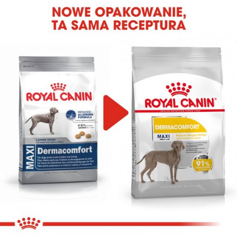 Royal Canin Maxi Dermacomfort karma sucha dla psów dorosłych, ras dużych o wrażliwej skórze 10kg - 3