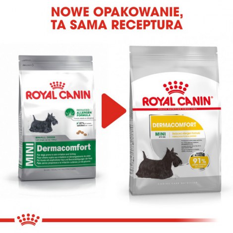 Royal Canin Mini Dermacomfort karma sucha dla psów dorosłych, ras małych o wrażliwej skórze skłonnej do podrażnień 8kg - 3