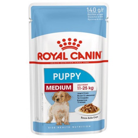 Royal Canin Medium Puppy karma mokra w sosie dla szczeniąt, od 2 do 12 miesiąca, ras średnich 140g - 2