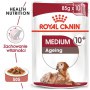 Royal Canin Medium Ageing 10+ karma mokra w sosie dla psów dojrzałych po 10 roku życia, ras średnich saszetka 140g - 2