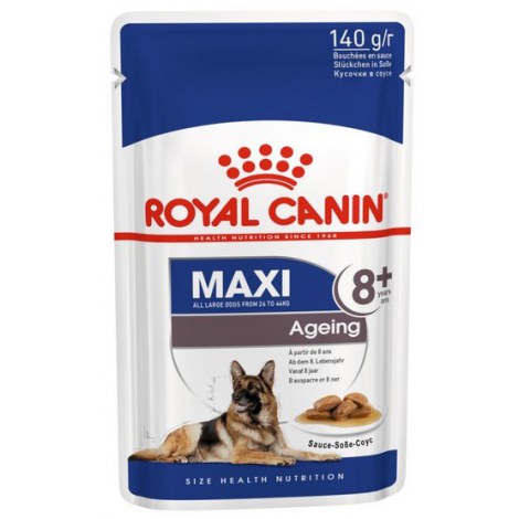 Royal Canin Maxi Ageing 8+ karma mokra w sosie dla psów dojrzałych, po 8 roku życia, ras dużych saszetka 140g - 2