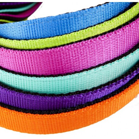Dingo Smycz taśma Energy przedłużana 1,2cm/220cm fioletowa - 3