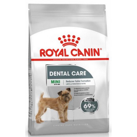 Royal Canin Mini Dental Care karma sucha dla psów dorosłych, ras małych, redukująca powstawanie kamienia nazębnego 3kg - 2