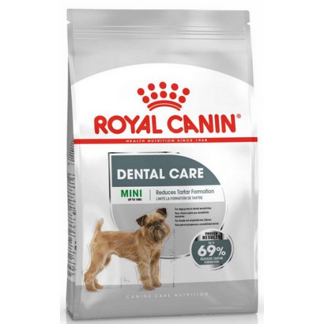 Royal Canin Mini Dental Care karma sucha dla psów dorosłych, ras małych, redukująca powstawanie kamienia nazębnego 3kg - 2