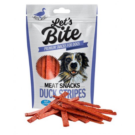 Let's Bite Meat Snacks Duck Stripes 80g