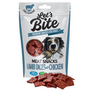 Let's Bite Meat Snacks Lamb Dices with Chicken 80g