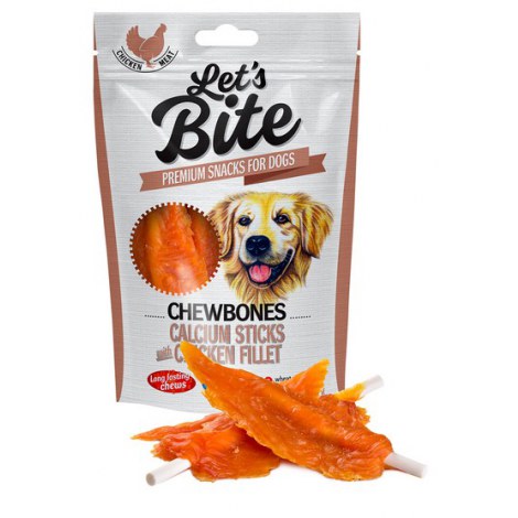 Let's Bite Chewbones Calcium Sticks with Chicken 300g