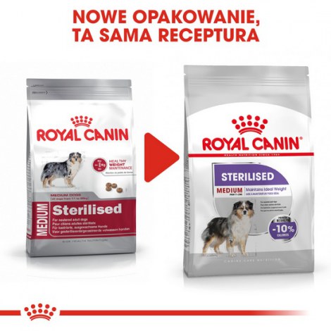 Royal Canin Medium Sterilised karma sucha dla psów dorosłych, ras średnich, sterylizowanych 3kg - 3