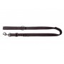 Dingo Smycz taśma przedłużana z taśmy bawełnianej 2,5cm/120-220cm czarna - 2