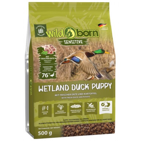 Wildborn Wetland Duck Puppy Sensitive 500g
