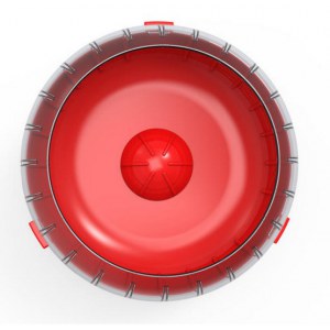 Zolux Kołowrotek RODY3 Silent Wheel czerwony [206035]