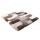 Canifel DryBed Posłanie Patchwork 150x100cm kremowo-czekoladowy