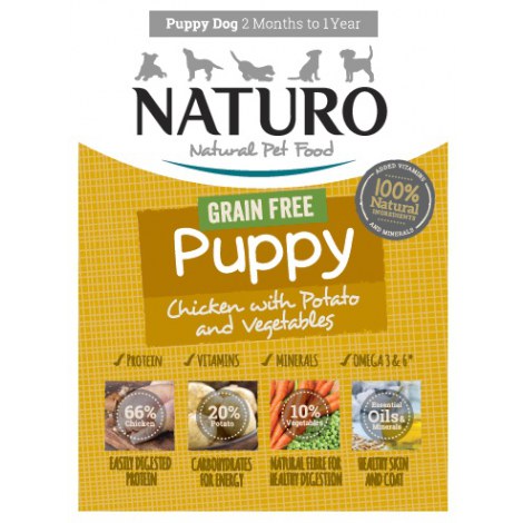 Naturo Puppy Kurczak z ziemniakami i warzywami 150g