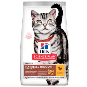 Hill's Science Plan Feline Adult Hairball Indoor 1,5kg