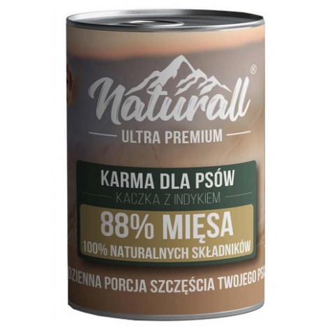 Naturall Ultra Premium Kaczka z indykiem puszka 850g - 2