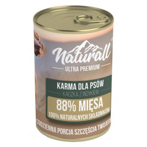 Naturall Ultra Premium Kaczka z indykiem puszka 850g