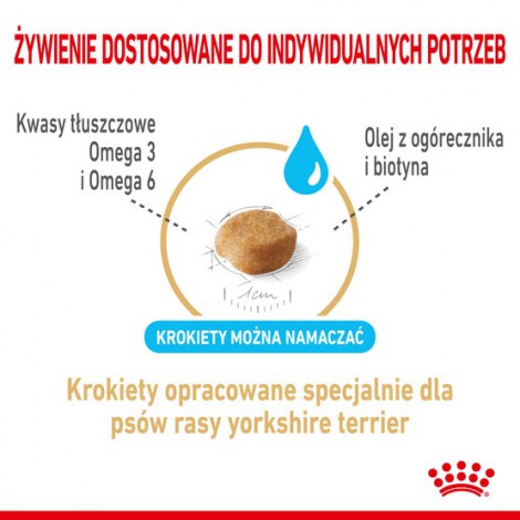 Royal Canin Yorkshire Terrier Adult 8+ karma sucha dla psów starszych rasy yorkshire terrier 500g - 3
