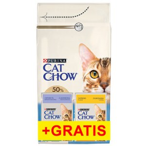 Purina Cat Chow 3in1 z indykiem 1,5kg + saszetki 2x85g gratis