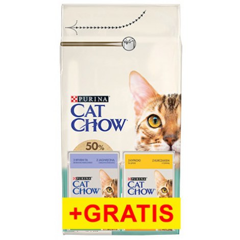 Purina Cat Chow Special Care Hairball Control 1,5kg + saszetki 2x85g gratis