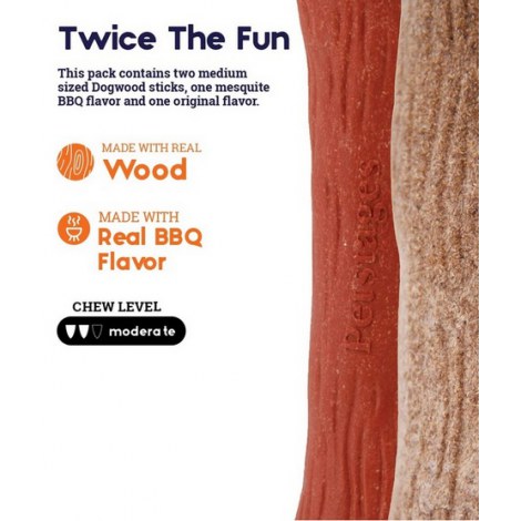 Petstages DogWood Dwupak Original+Mesquite medium PS67818 - 2