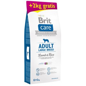 Brit Care New Adult Large Breed Lamb & Rice 14kg (12+2kg gratis)