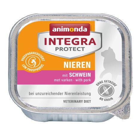 Animonda Integra Protect Nieren dla kota - z wieprzowiną tacka 100g