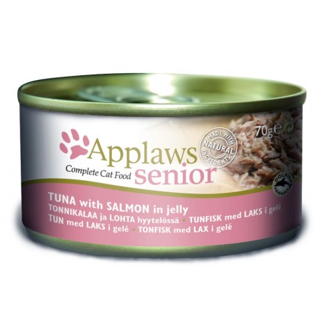 APPLAWS Puszka Senior Tuńczyk i Łosoś w Galaretce [1030] 70g