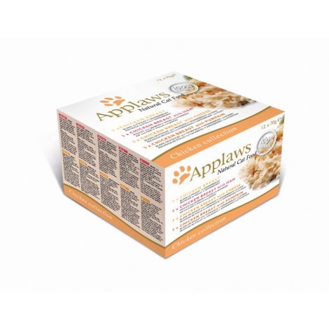 APPLAWS Chicken Deluxe (Kurczak, Kurczak&Ser, Kurczak&Dynia, Kurczak&Szynka) 12x70g [1017]