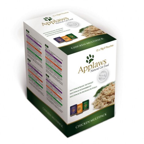APPLAWS Multipak Saszetek w Rosole (Mix Kurczakowy} [8014] 12x70g