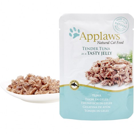 APPLAWS Pouch tuna wholemeat in jelly Saszetka w Galaretce Tuńczyk) 70g [8254]